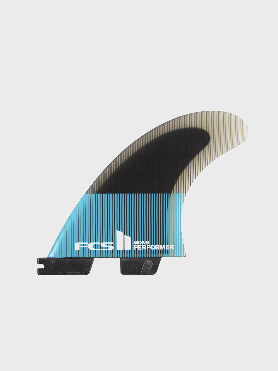 Quad Fins FCS Performer II PC Tri Retail Fins - Tranquil