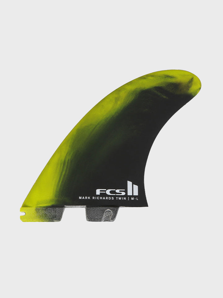 FCS II MR PC Twin + Stabiliser Fins by Pyzel Surfboards