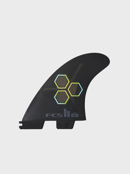 FCS II CI PC Large ブラック/フレイム トライフィン FCS II CI PC Upright Tri Fins by Pyzel Surfboards
