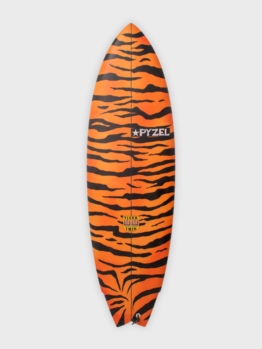 Tiger Twin (with spray) by Pyzel Surfboards