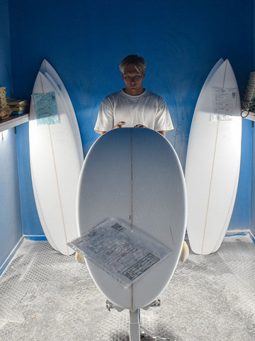 pyzel radius prime surfboard shaped with korbin 